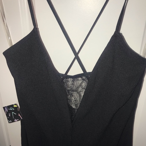 Nasty Gal Black Lace Jumpsuit - Picture 6 of 12